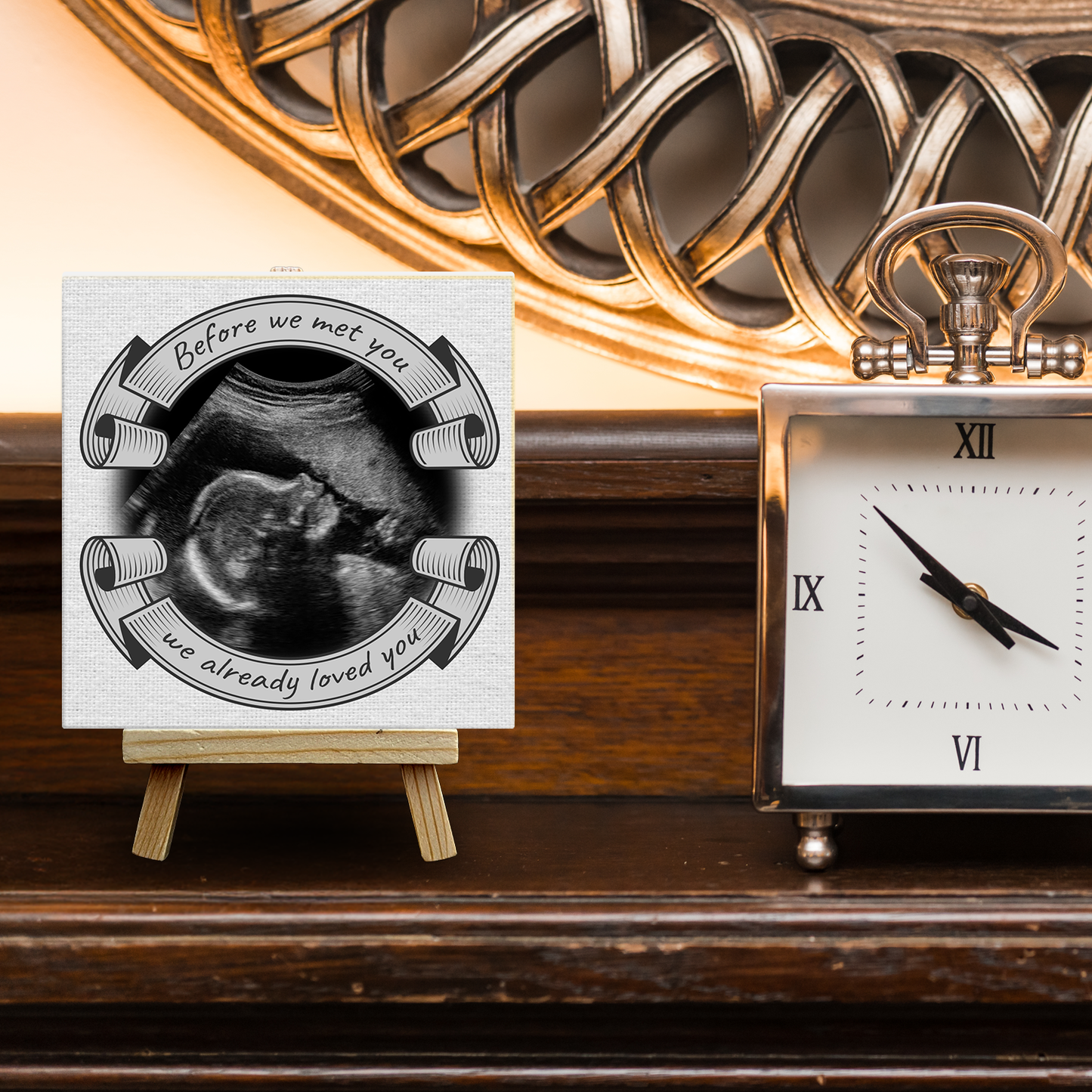 Before We Met You – Personalised Ceramic Tile with Easel