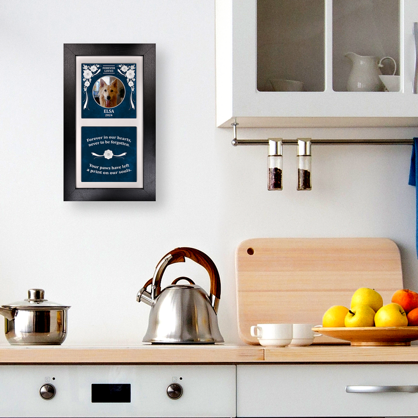Forever Loved – Personalised Ceramic Tiles in Portrait Frame