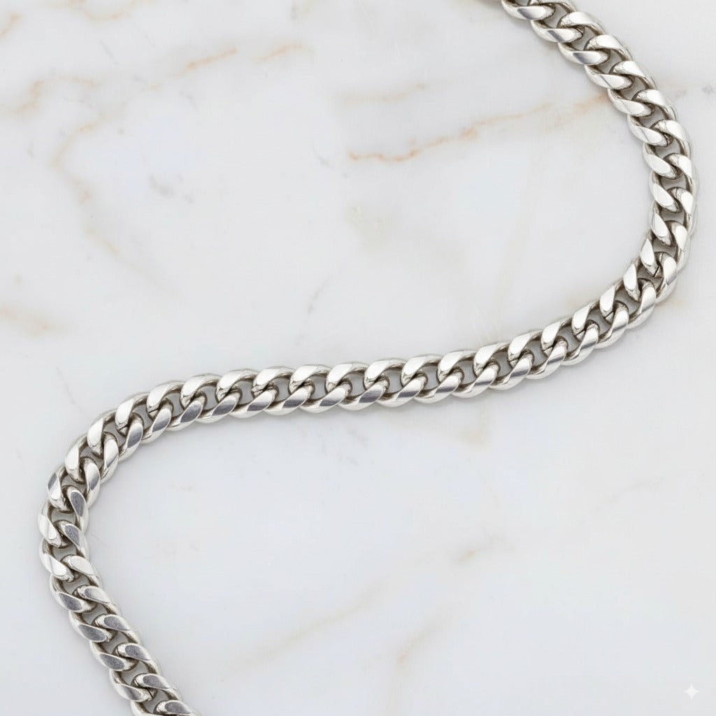 We Are Here For You - Stainless Steel Cuban Link Chain