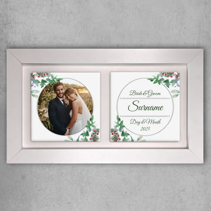 Woodland Floral Wedding Celebrations - Framed Ceramic Tiles Landscape