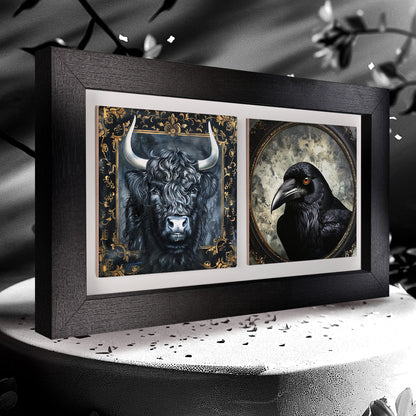 The Gothic Menagerie Framed Art Tiles Landscape - Mix & Match Your Illustrations