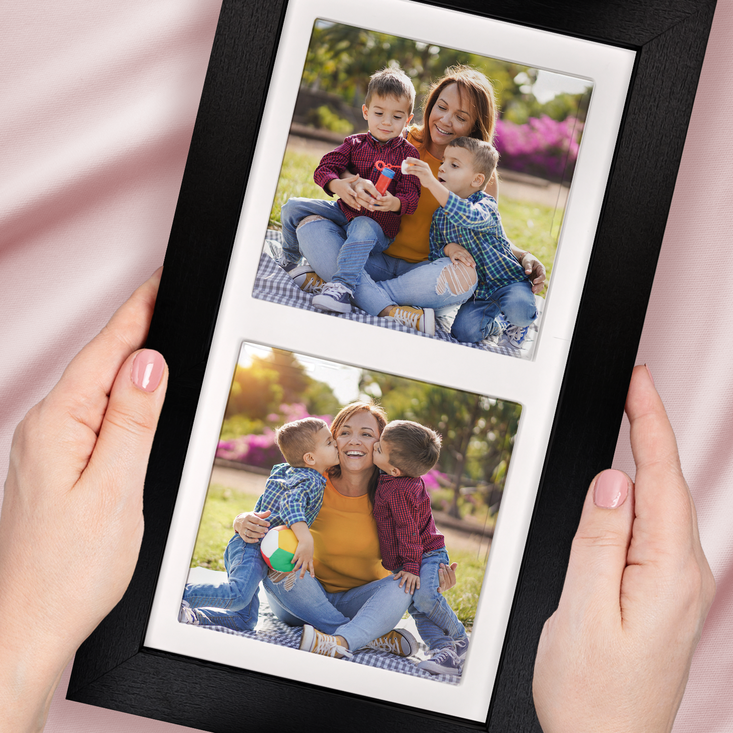Gift To Mum From Kids Framed Ceramic Tiles Portrait - Upload Your Own Photos