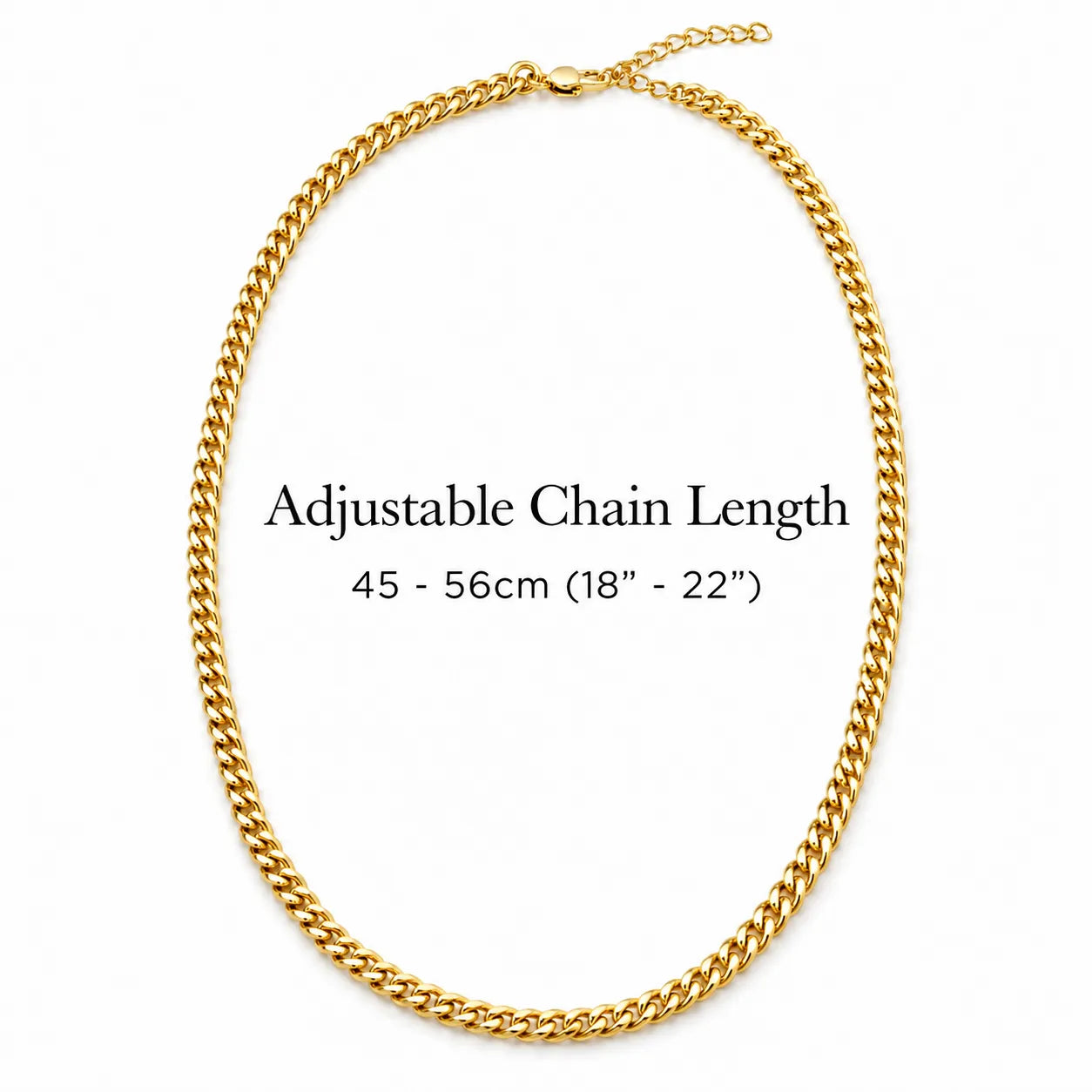 To The World's Best Dad 18k Gold Plated Cuban Chain Necklace With Personalised Keepsake Box Box