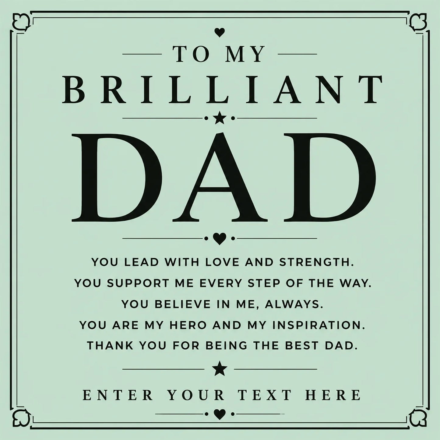 To My Brilliant Dad 18k Gold Plated Cuban Chain Necklace With Personalised Keepsake Box Box