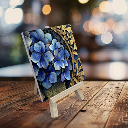 Art Nouveau Flowers Collection - Ceramic Tile With Easel