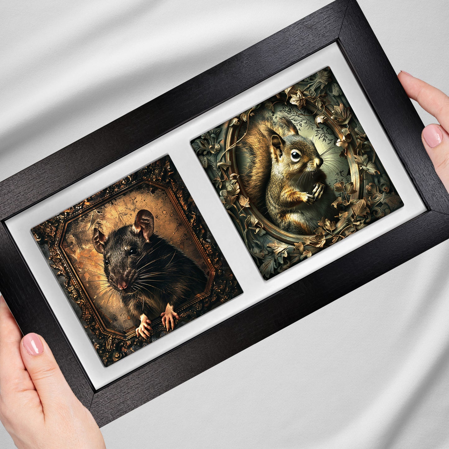 The Gothic Menagerie Framed Art Tiles Landscape - Mix & Match Your Illustrations