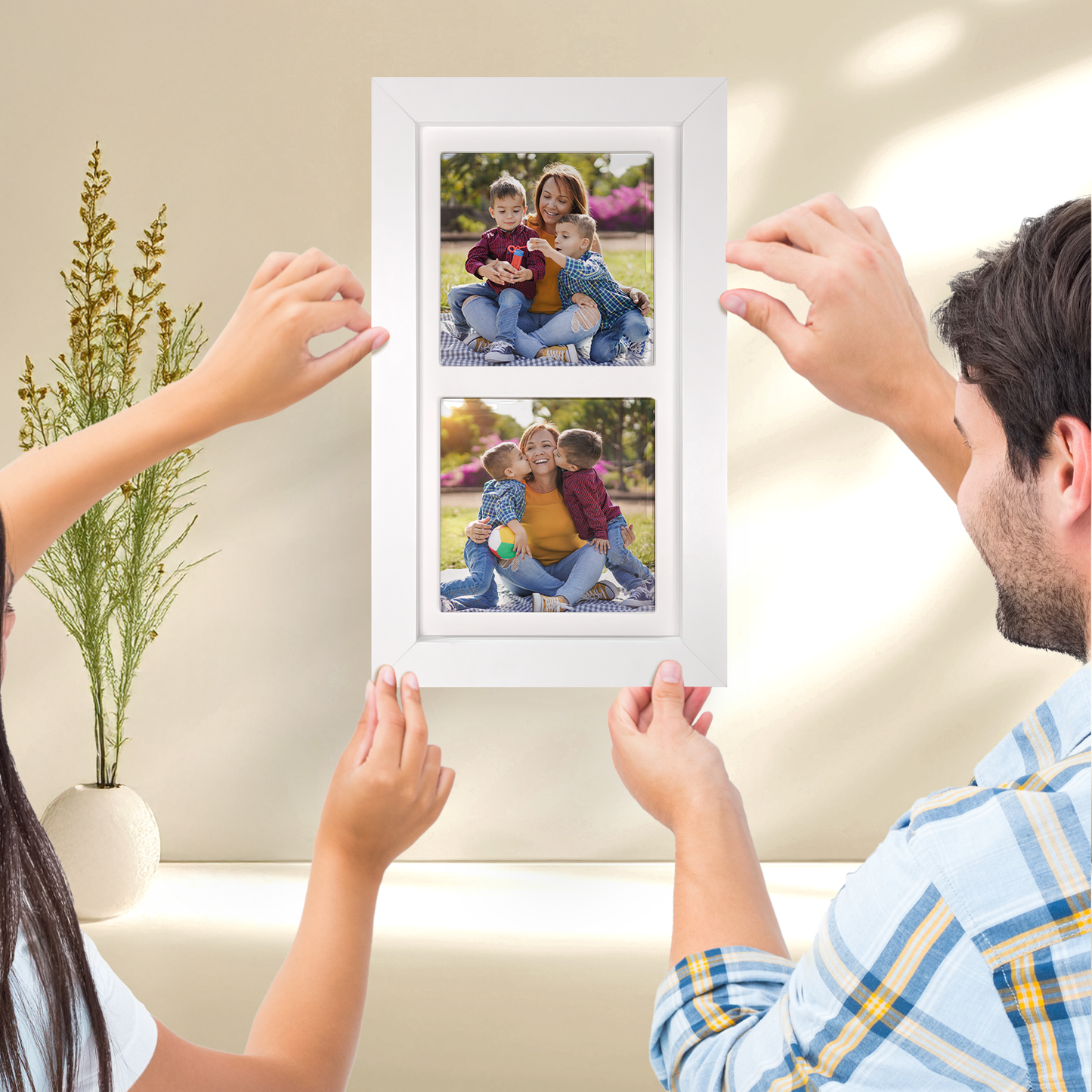 Gift To Mum From Kids Framed Ceramic Tiles Portrait - Upload Your Own Photos