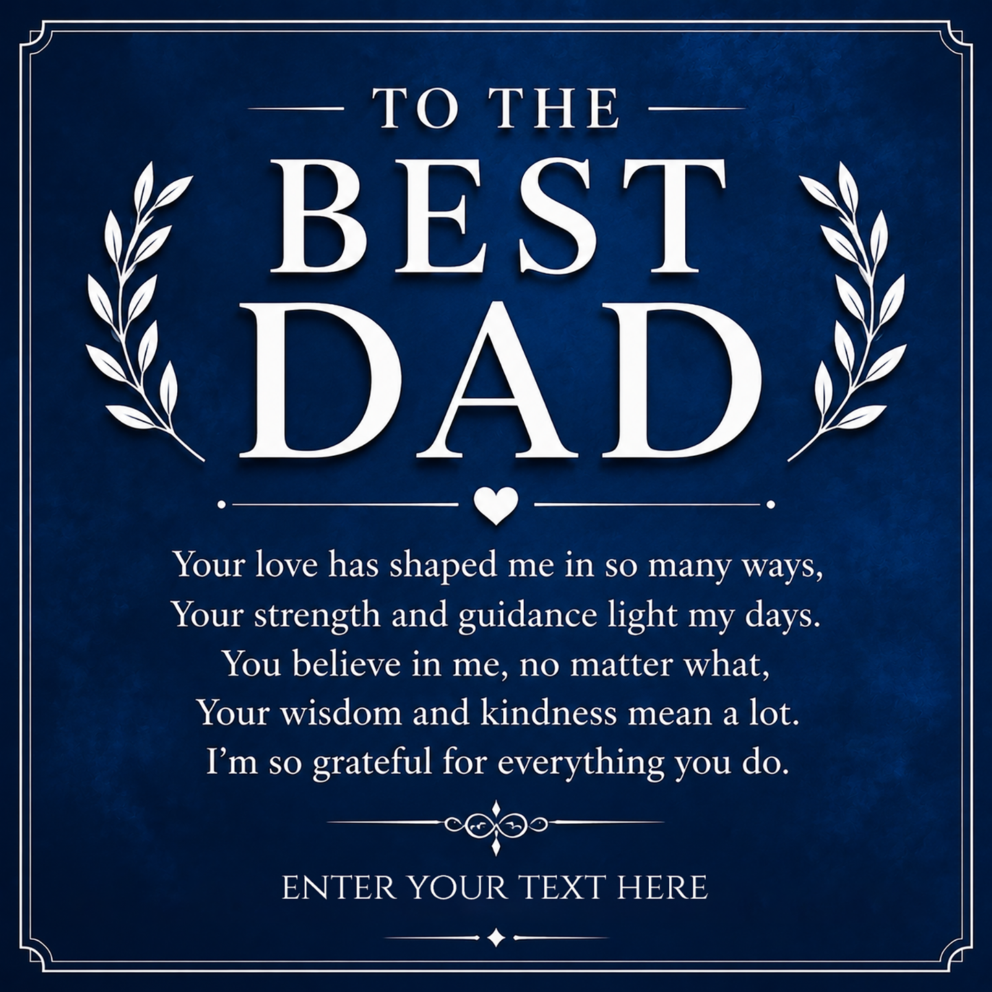 To The Best Dad 18k Gold Plated Cuban Chain Necklace With Personalised Keepsake Box Box