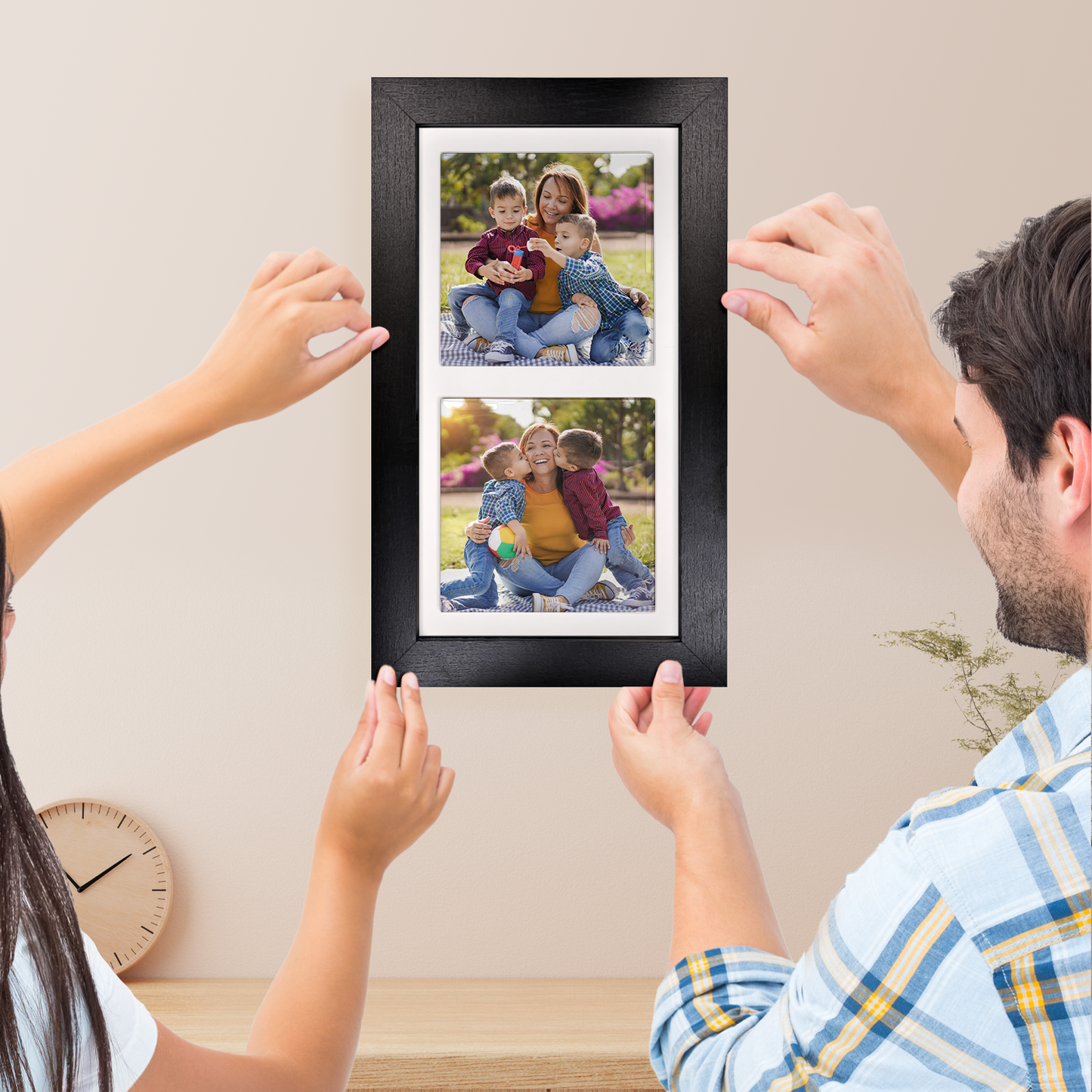 Gift To Mum From Kids Framed Ceramic Tiles Portrait - Upload Your Own Photos