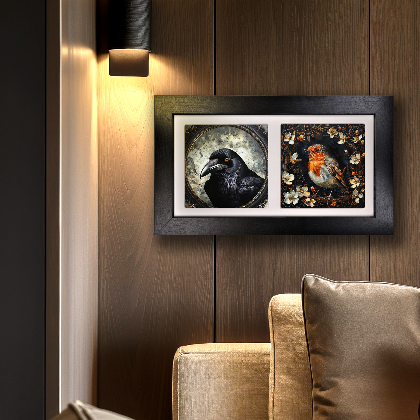 The Gothic Menagerie Framed Art Tiles Landscape - Mix & Match Your Illustrations