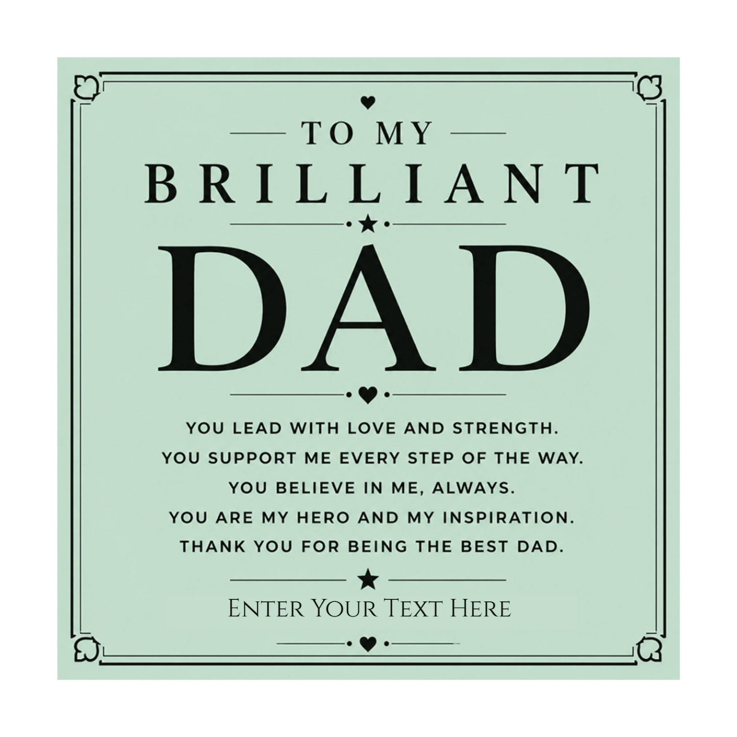 To My Brilliant Dad 18k Gold Plated Cuban Chain Necklace With Personalised Keepsake Box