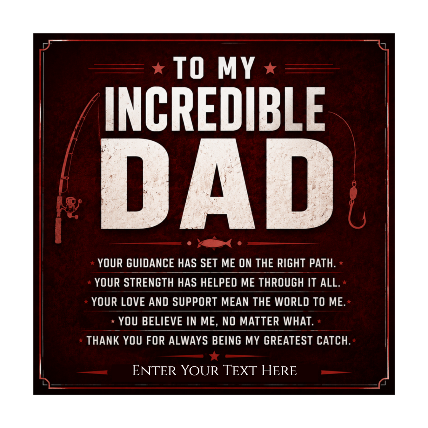 To My Incredible Dad 18k Gold Plated Cuban Chain Necklace With Personalised Keepsake Box