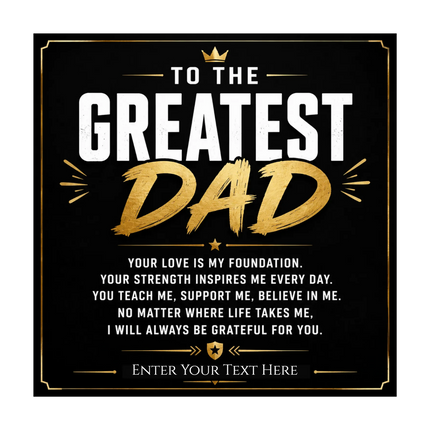 To The Greatest Dad Eternal Bond Bracelet With Personalised Keepsake Box