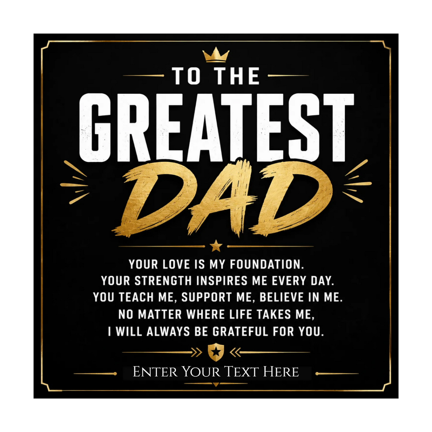 To The Greatest Dad Eternal Bond Bracelet With Personalised Keepsake Box