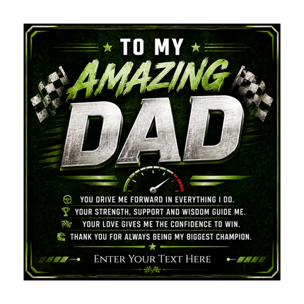 To My Amazing Dad Eternal Bond Bracelet With Personalised Keepsake Box