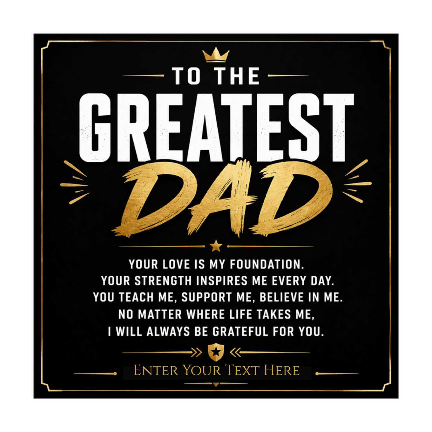 To The Greatest Dad Stainless Steel Cuban Chain Necklace With Personalised Keepsake Box