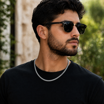To My Incredible Dad Stainless Steel Cuban Chain Necklace With Personalised Keepsake Box