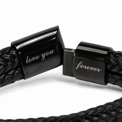 To My Amazing Husband Eternal Bond Bracelet With Personalised Keepsake Box