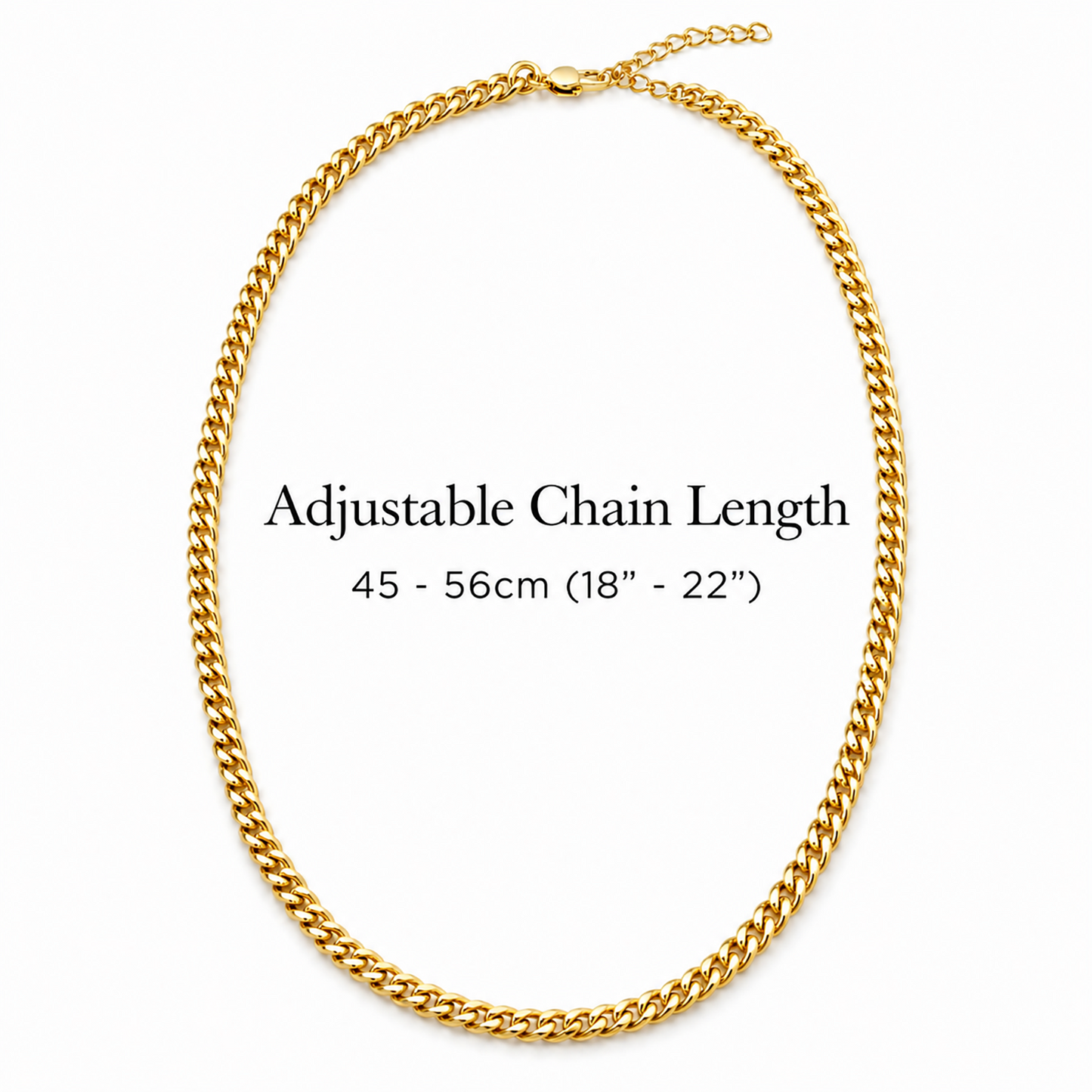 To My Fabulous Husband 18k Gold Plated Cuban Chain Necklace With Personalised Keepsake Box