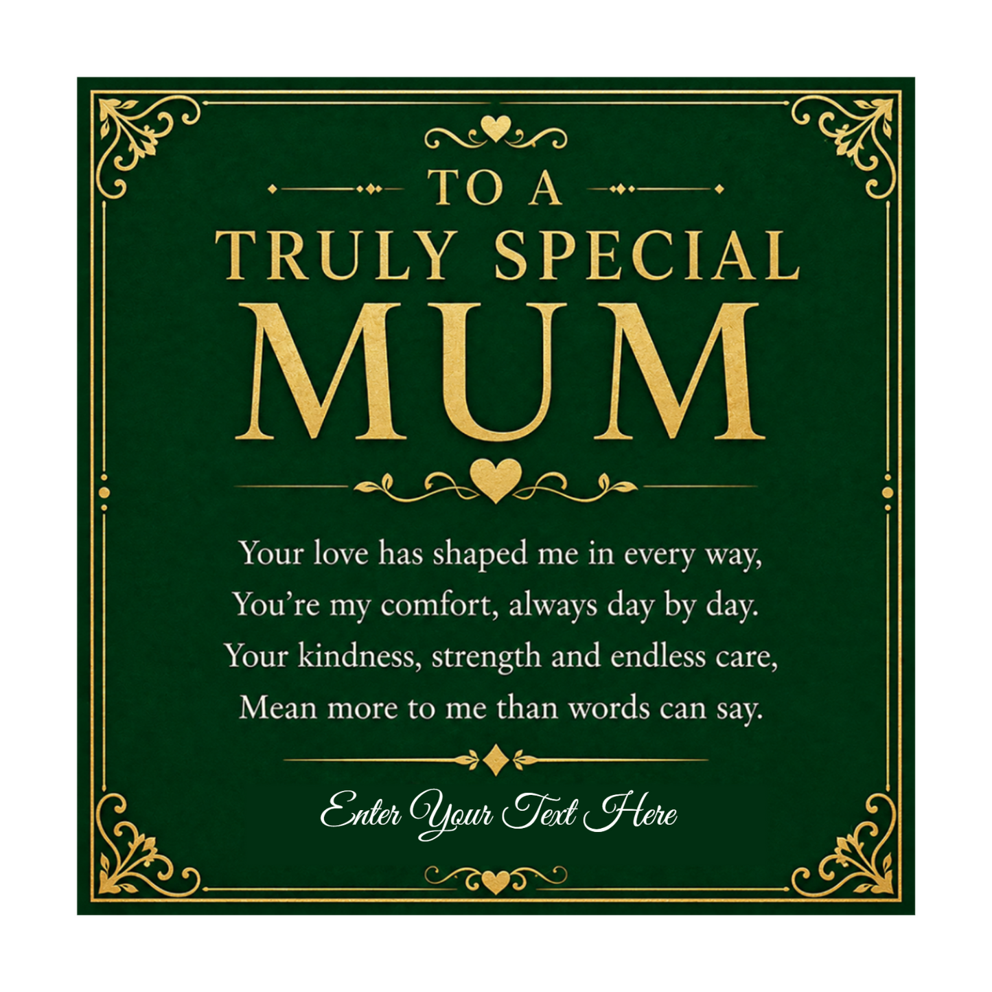 To A Truly Special Mum Personalised Love Knot Necklace In Keepsake Box