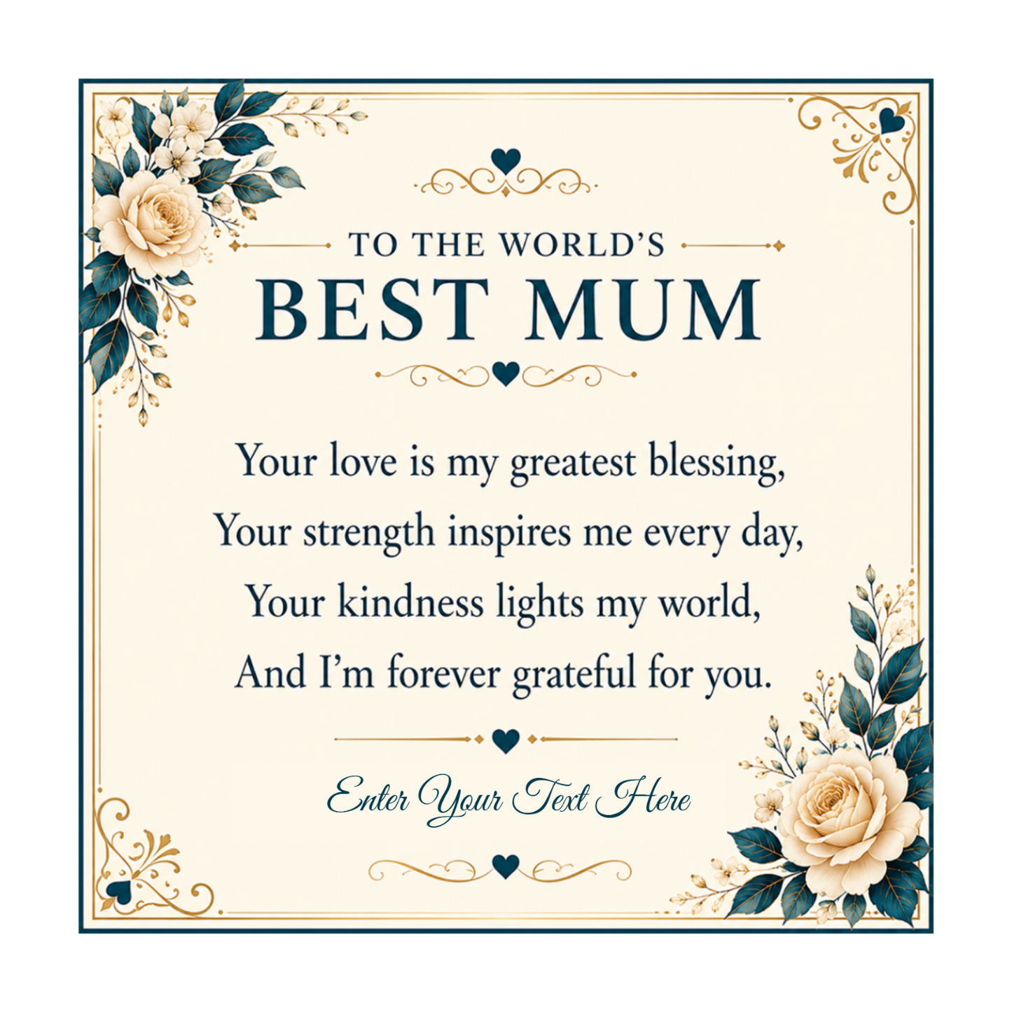 To The Worlds Best Mum Personalised Love Knot Necklace In Keepsake Box