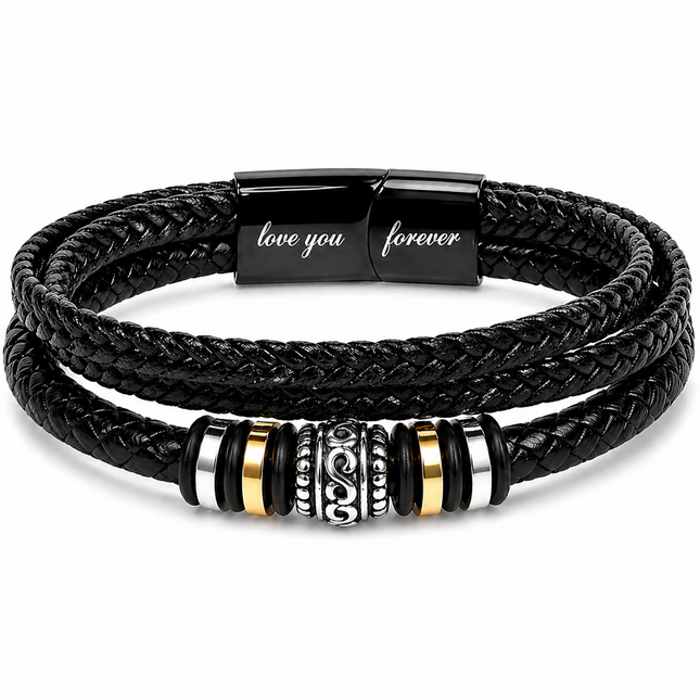 To My Brother Eternal Bond Bracelet With Personalised Keepsake Box