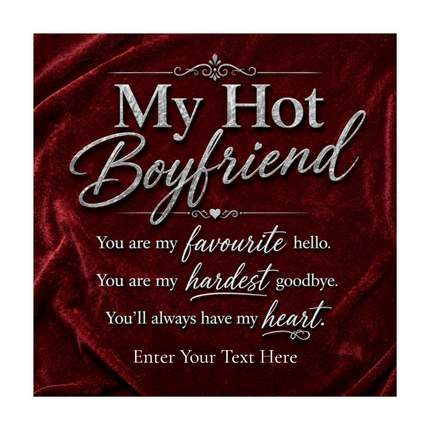For My Hot Boyfriend Eternal Bond Bracelet With Personalised Keepsake Box
