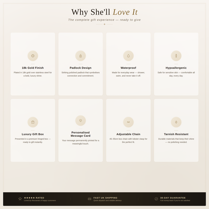 Create Your Own Love Lock Pendant