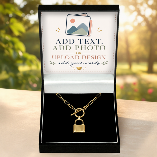 Create Your Own Love Lock Pendant