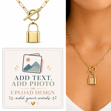 Create Your Own Love Lock Pendant
