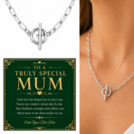 To A Truly Special Mum Personalised Unity Chain Necklace In Keepsake Box