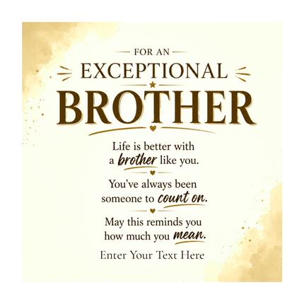For An Exceptional Brother Infinity Knot Bracelet With Personalised Keepsake Box
