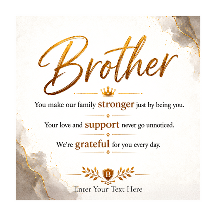 Brother Infinity Knot Bracelet With Personalised Keepsake Box
