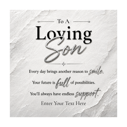 Loving Son Eternal Bond Bracelet With Personalised Keepsake Box