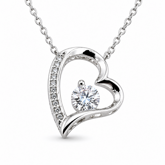 To My Amazing Maid Of Honour Personalised Eternal Heart Necklace In Keepsake Box