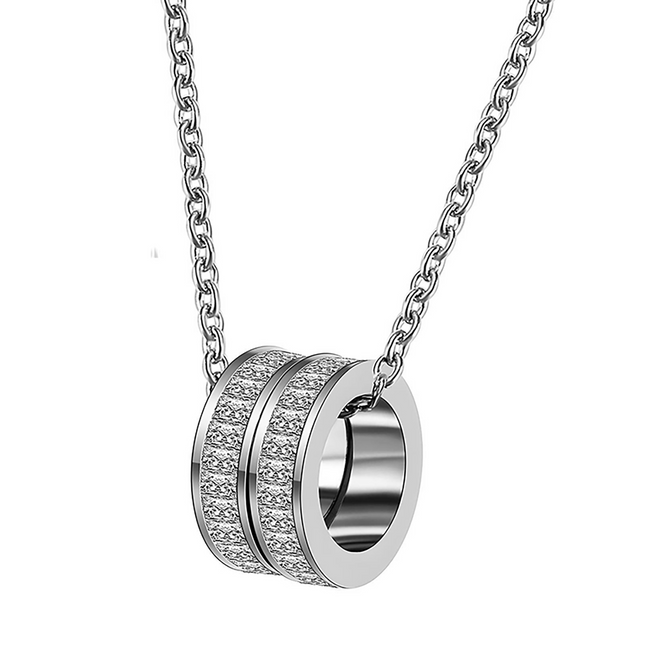 To My Amazing Matron Of Honour Personalised Trinity Ring Necklace In Keepsake Box