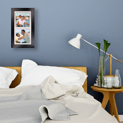 Family Portrait For Husband & Wife – Personalised Ceramic Tiles in Portrait Frame