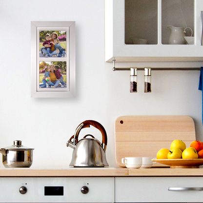 Family Portrait For Mum – Personalised Ceramic Tiles in Portrait Frame