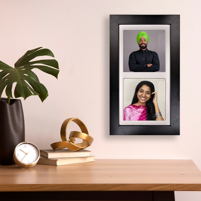 Family Portrait For Brother or Sister – Personalised Ceramic Tiles in Portrait Frame