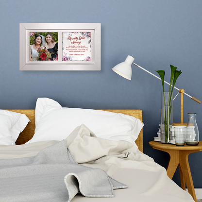 Be My Side, Always – Personalised Ceramic Tiles in Landscape Frame