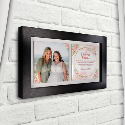 My Forever Friend – Personalised Ceramic Tiles in Landscape Frame
