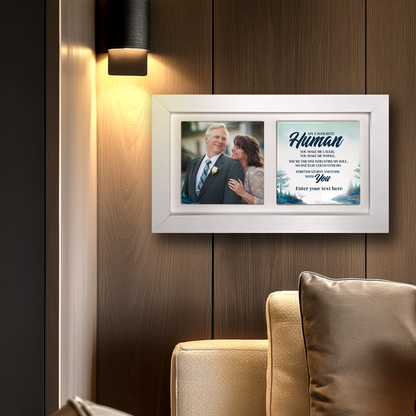 My Favourite Human  – Personalised Ceramic Tiles in Landscape Frame