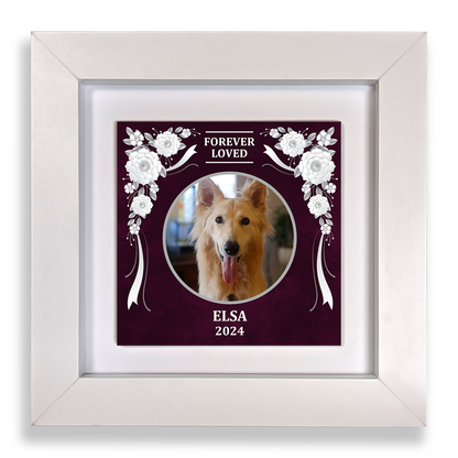 Pet Memorial  – Personalised Ceramic Tile with Easel