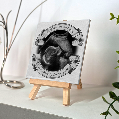 Before We Met You – Personalised Ceramic Tile with Easel