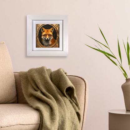 The Fox Framed Gothic Ceramic Art Tiles