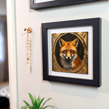 The Fox Framed Gothic Ceramic Art Tiles