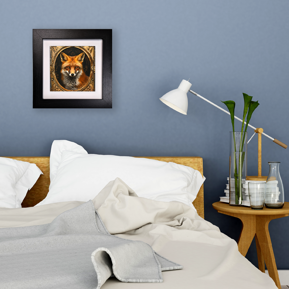 The Fox Framed Gothic Ceramic Art Tiles