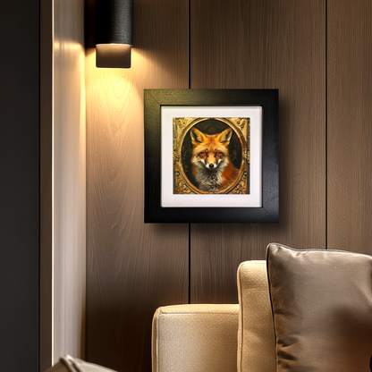 The Fox Framed Gothic Ceramic Art Tiles