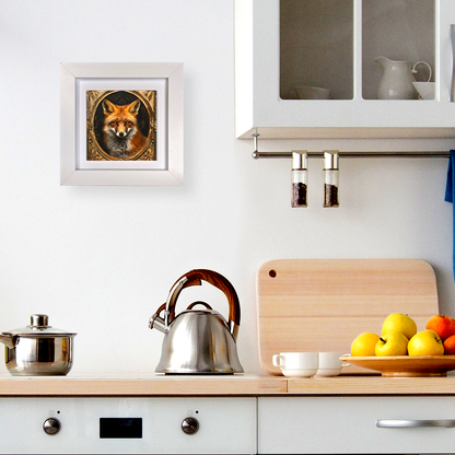 The Fox Framed Gothic Ceramic Art Tiles