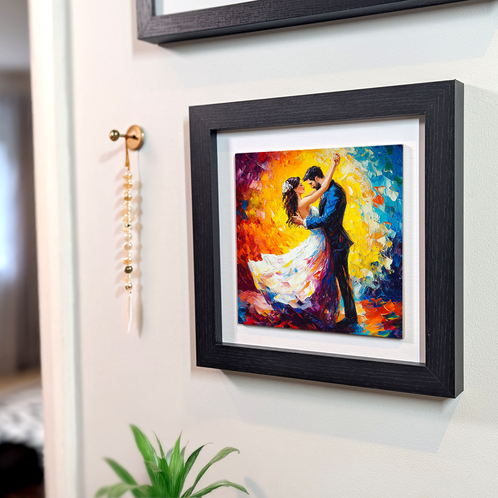 First Dance Framed Ceramic Art Tiles